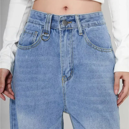 RetroCore Wide-Leg Vintage Denim Jeans