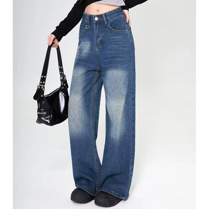 RetroCore Wide-Leg Vintage Denim Jeans