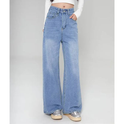 RetroCore Wide-Leg Vintage Denim Jeans