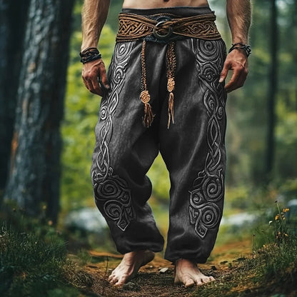 OdinCore Nordic Raven 3D Beach Pants