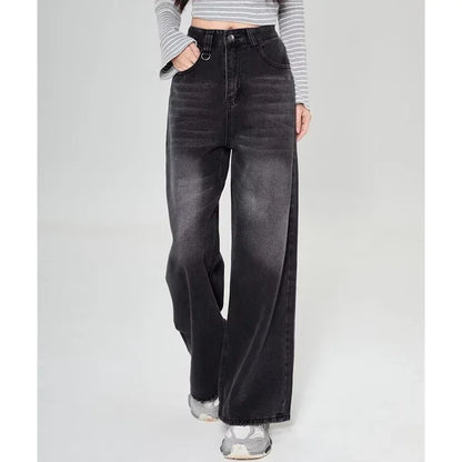 RetroCore Wide-Leg Vintage Denim Jeans