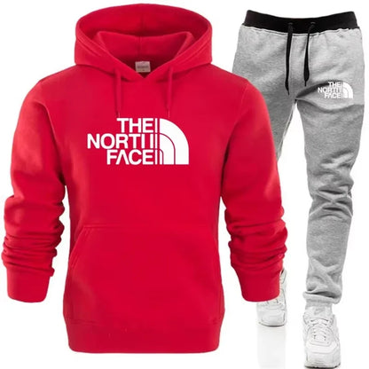 EcoLuxe Autumn Print Hoodie Set