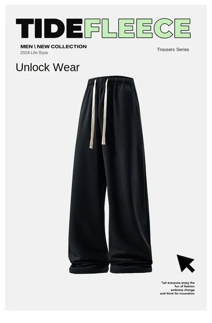 AeroFlex High-Waist Wide-Leg Sweatpants