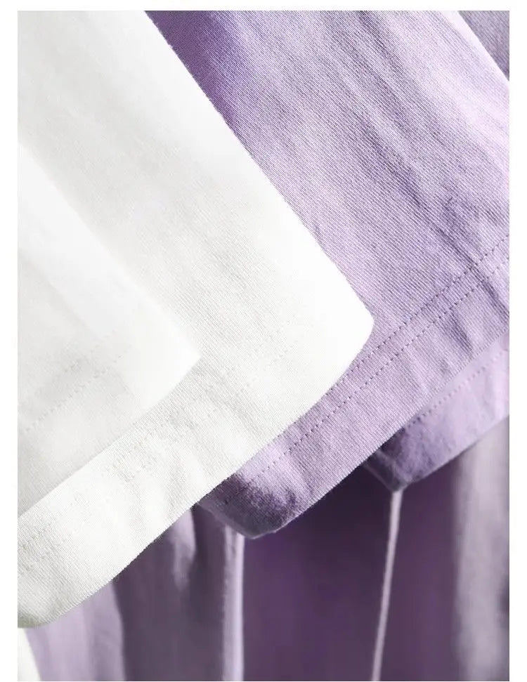 Charcoal Elegance Cotton Tee