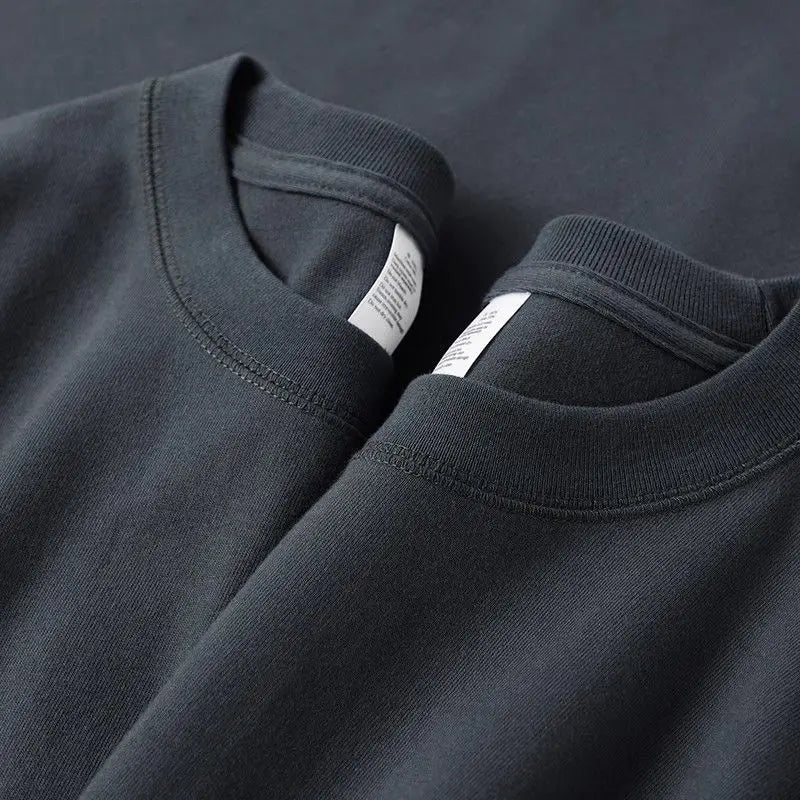 Charcoal Elegance Cotton Tee