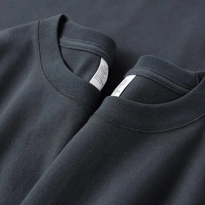 Charcoal Elegance Cotton Tee