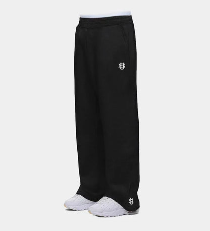 Y2K Embroidered Wide-Leg Street Joggers