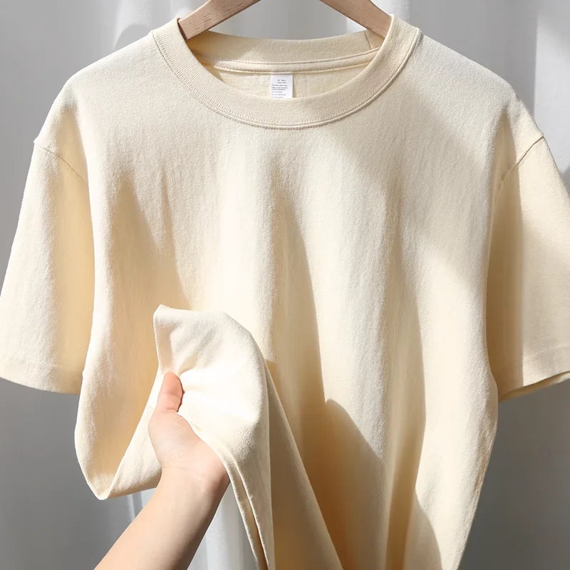 Charcoal Elegance Cotton Tee
