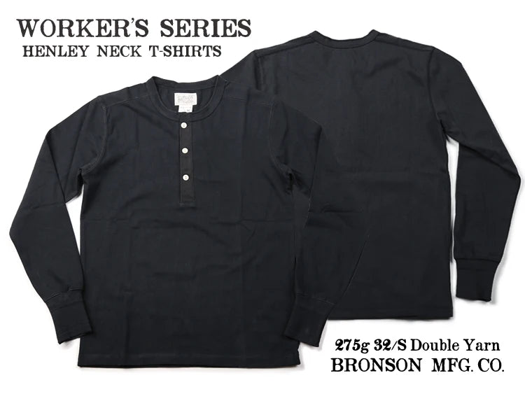 Bronson Heritage 350G Heavyweight Henley