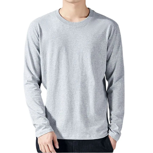 Essential Cotton Long-Sleeve Luxe Tee