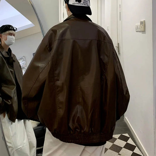 NoirEdge Retro PU Performance Jacket