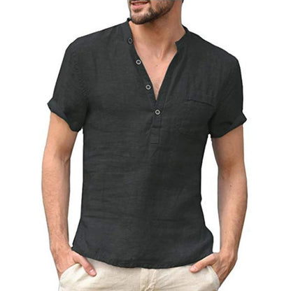 BreezeLite Linen-Cotton Summer Tee