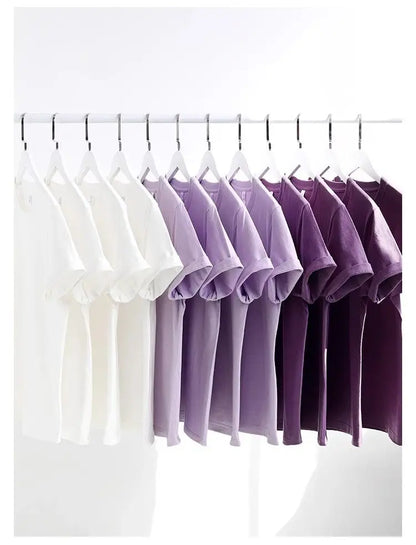 Charcoal Elegance Cotton Tee