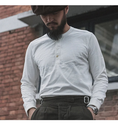 Bronson Heritage 350G Heavyweight Henley