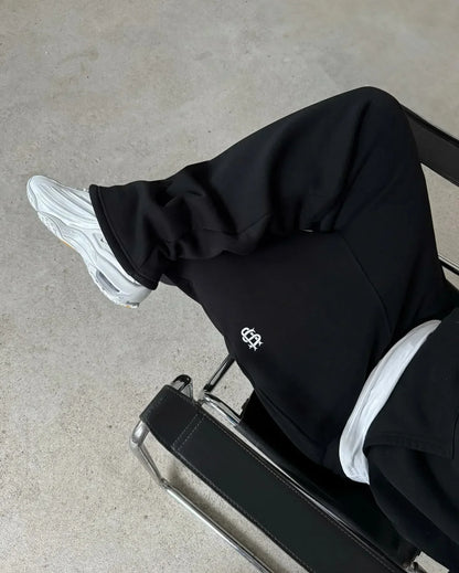 Y2K Embroidered Wide-Leg Street Joggers