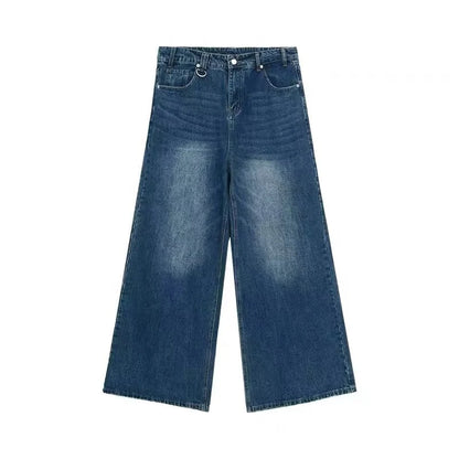 RetroCore Wide-Leg Vintage Denim Jeans