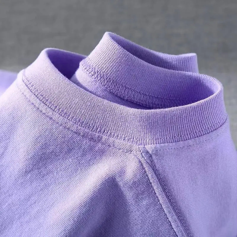 Charcoal Elegance Cotton Tee