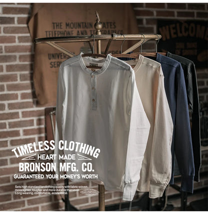 Bronson Heritage 350G Heavyweight Henley
