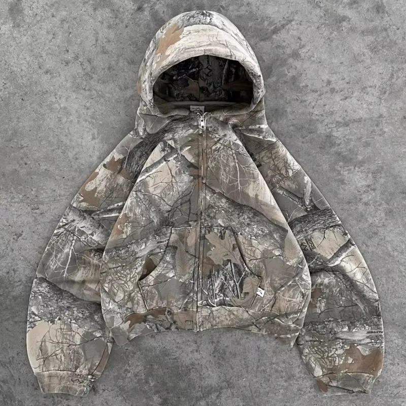 Eclipse Camo Luxe Zip Hoodie