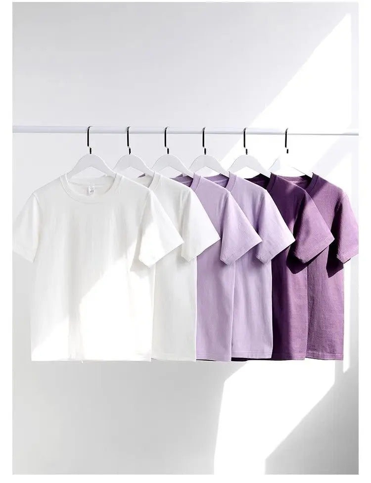 Charcoal Elegance Cotton Tee