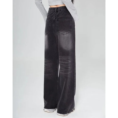 RetroCore Wide-Leg Vintage Denim Jeans
