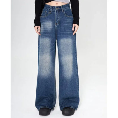 RetroCore Wide-Leg Vintage Denim Jeans
