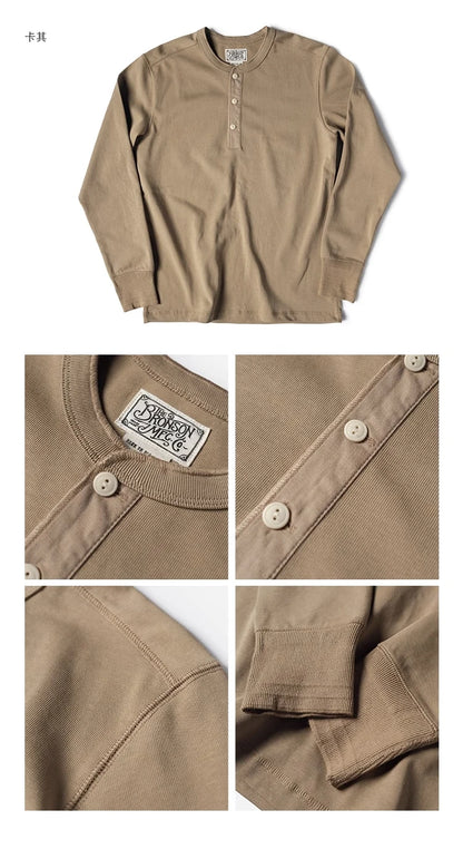 Bronson Heritage 350G Heavyweight Henley