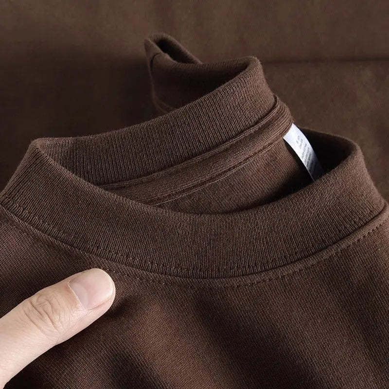 Charcoal Elegance Cotton Tee