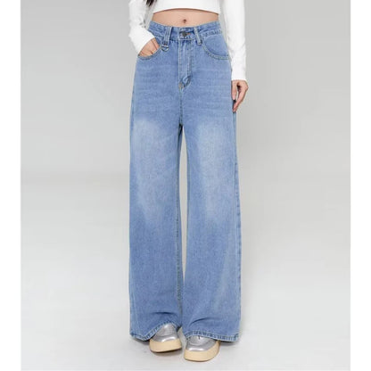 RetroCore Wide-Leg Vintage Denim Jeans