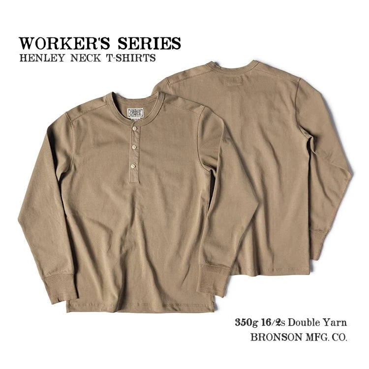 Bronson Heritage 350G Heavyweight Henley
