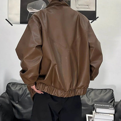 Vanguard PU Leather Street Biker Jacket