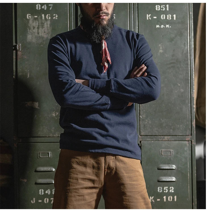 Bronson Heritage 350G Heavyweight Henley