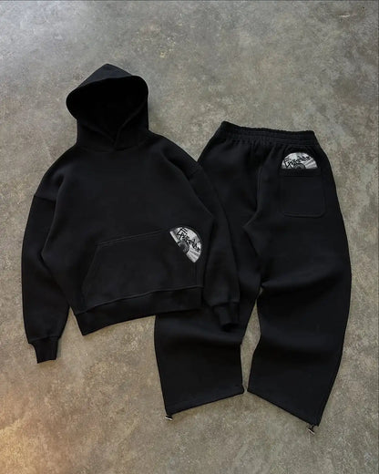 Vortex Street Luxe Embroidered Tracksuit Set