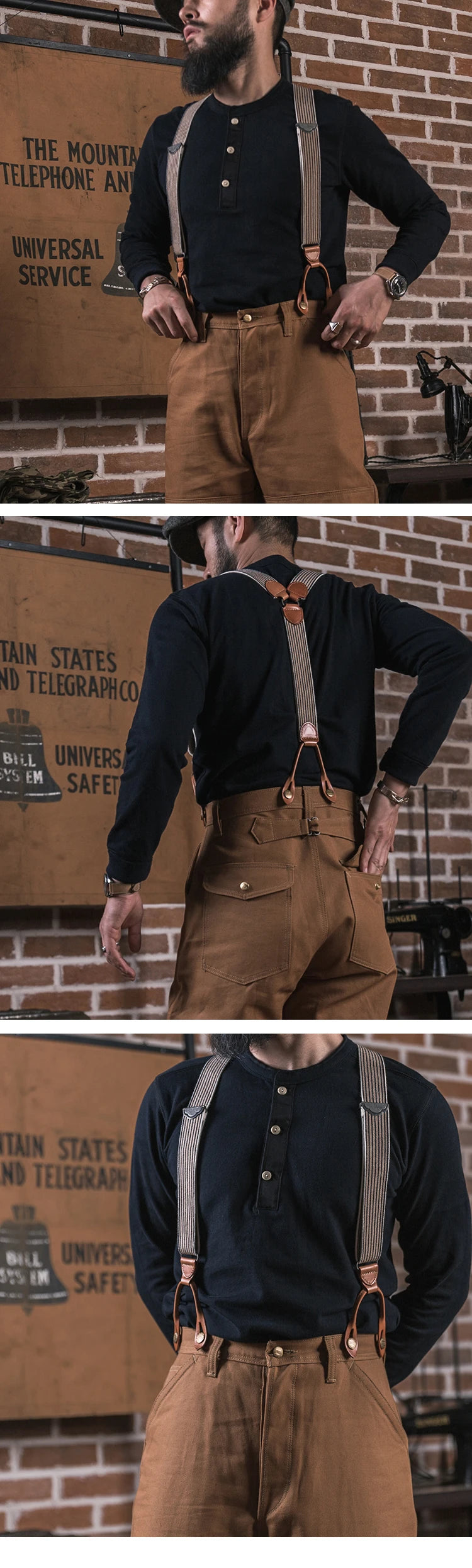 Bronson Heritage 350G Heavyweight Henley