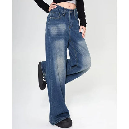 RetroCore Wide-Leg Vintage Denim Jeans
