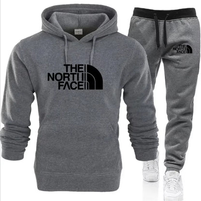 EcoLuxe Autumn Print Hoodie Set