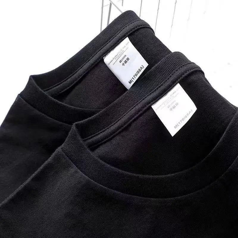 Charcoal Elegance Cotton Tee