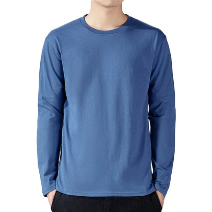 Essential Cotton Long-Sleeve Luxe Tee