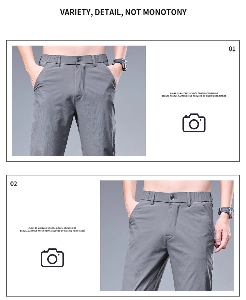 EliteCool Ice Silk Business Pants