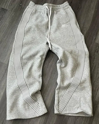 NeoFlex Y2K Embroidered Zipper Pants