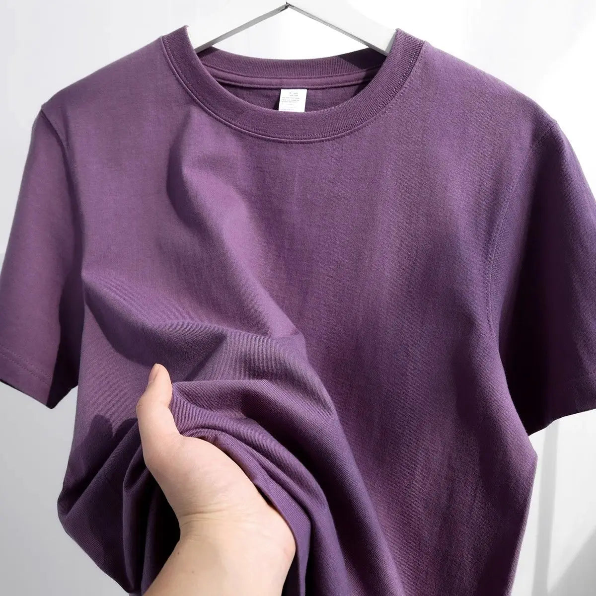 Charcoal Elegance Cotton Tee