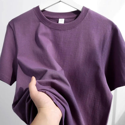 Charcoal Elegance Cotton Tee
