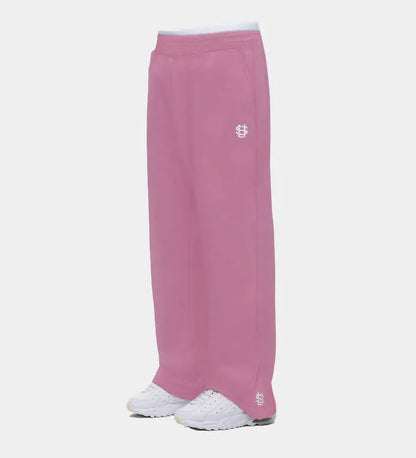 Y2K Embroidered Wide-Leg Street Joggers
