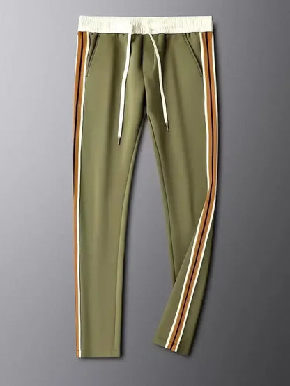Modern Luxe Stand-Collar Athletic Tracksuit