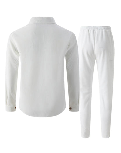 UrbanEase Padded Streetwear Two-Piece Set