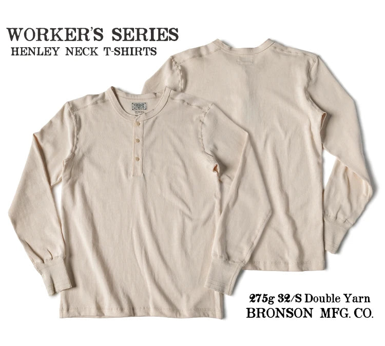 Bronson Heritage 350G Heavyweight Henley