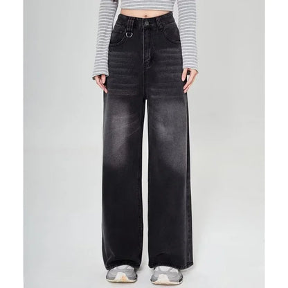 RetroCore Wide-Leg Vintage Denim Jeans