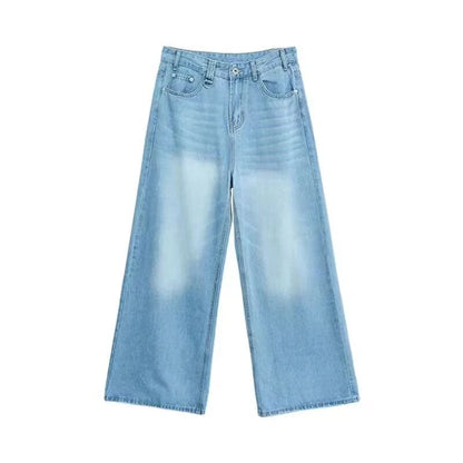 RetroCore Wide-Leg Vintage Denim Jeans