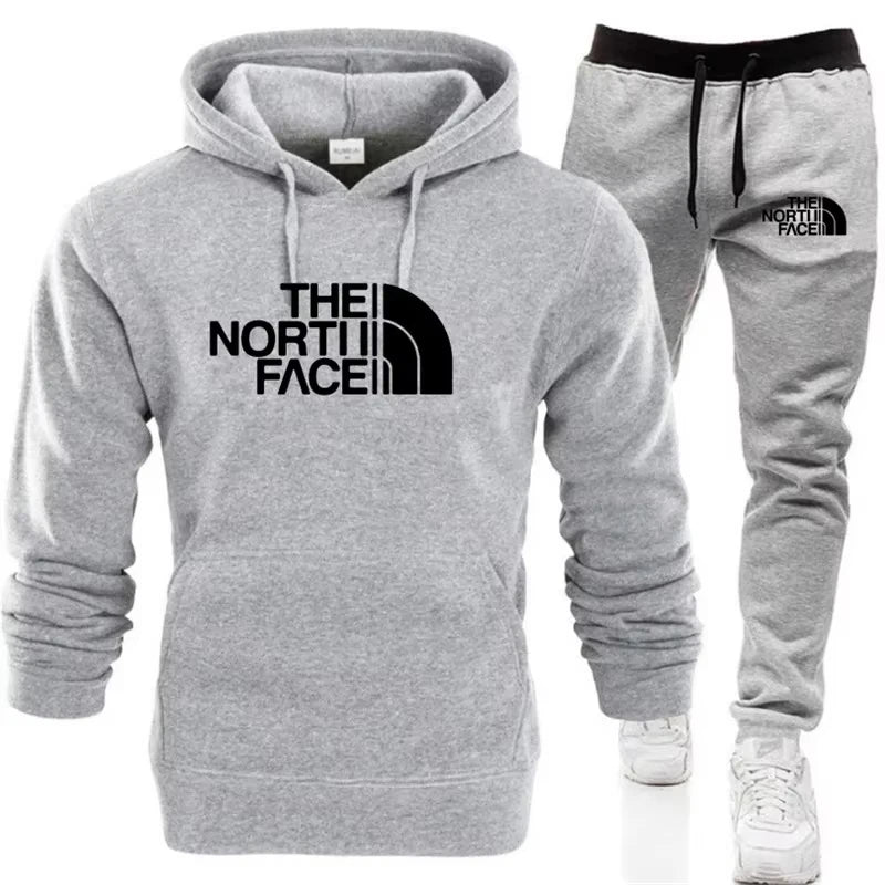 EcoLuxe Autumn Print Hoodie Set