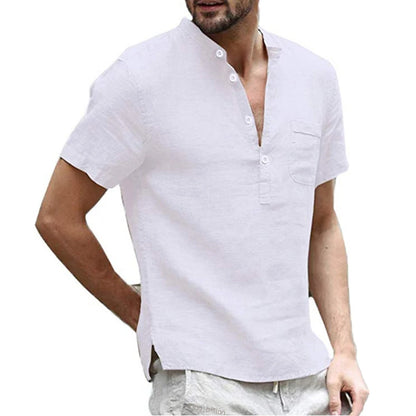 BreezeLite Linen-Cotton Summer Tee